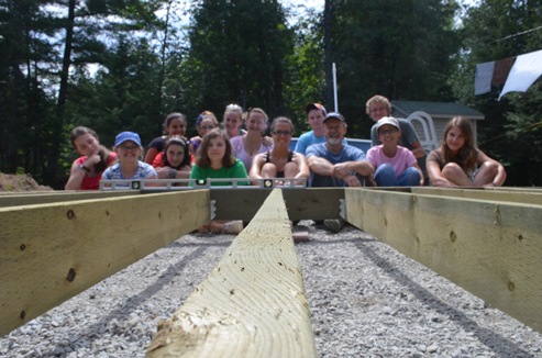 Youth camp builders